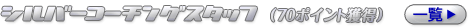 �V���o�[�R�[�`���O�X�^�b�t�F��i70�|�C���g�j