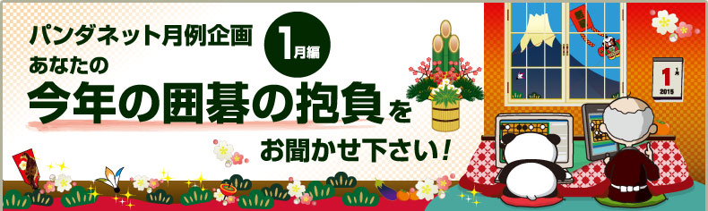 あなたの今年の囲碁の抱負をお聞かせください