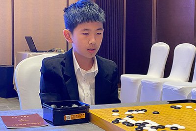 図2：中国最年少プロ棋士、陳家瑞初段（11歳）。