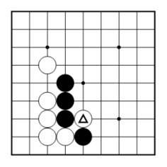 コツ：アタリが続くように石を追いかける