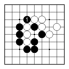 わざと取られて相手をアタリの形に導く