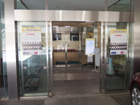 会場の日本棋院東京本院入り口