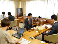 準決勝戦の対局風景